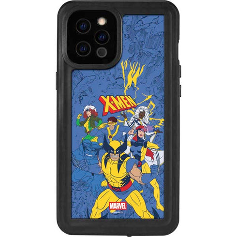 Marvel X-Men Team iPhone 12 Pro Max Waterproof Case