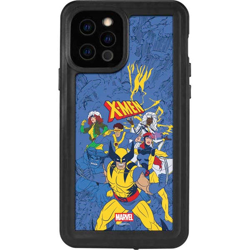 Marvel X-Men Team iPhone 12 Pro Waterproof Case