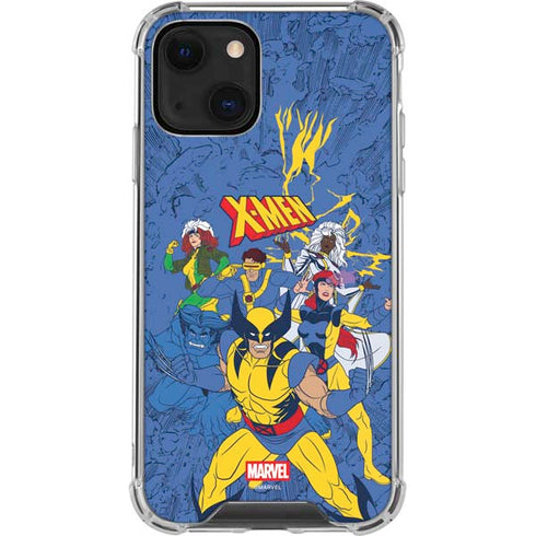 Marvel X-Men Team iPhone 13 Mini Clear Case