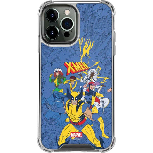 Marvel X-Men Team iPhone 13 Pro Max Clear Case