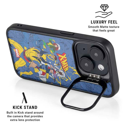 Marvel X-Men Team iPhone 14 Plus Kickstand Case