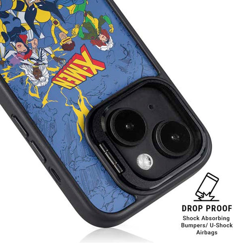 Marvel X-Men Team iPhone 14 Plus Kickstand Case