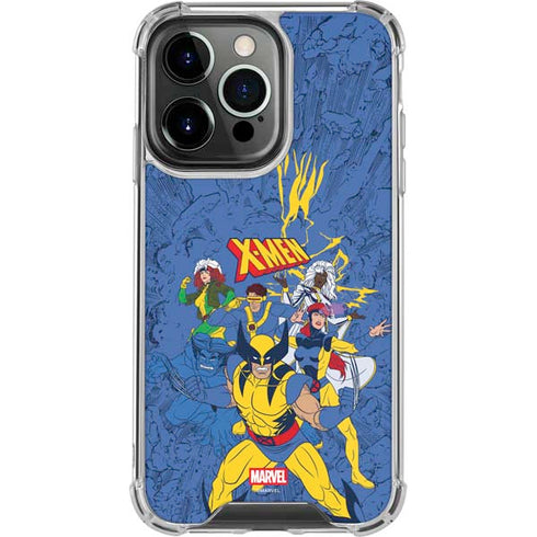 Marvel X-Men Team iPhone 14 Pro Clear Case