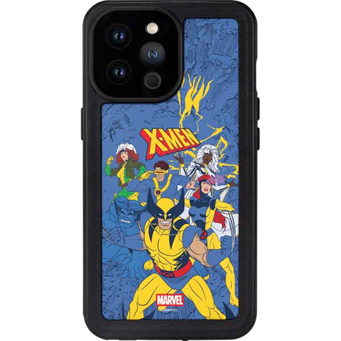 Marvel X-Men Team iPhone 14 Pro Max Waterproof Case