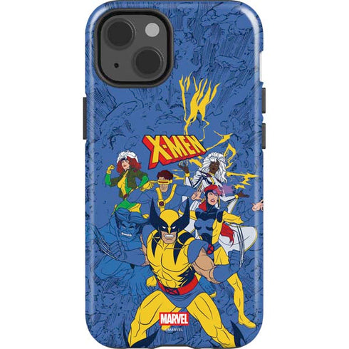 Marvel X-Men Team iPhone 15 Plus Impact Case