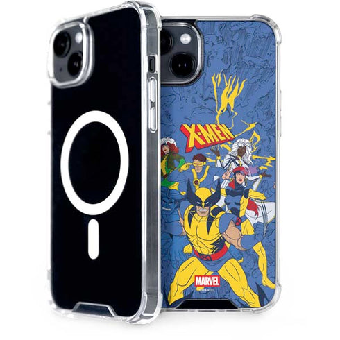 Marvel X-Men Team iPhone 15 Plus MagSafe Case