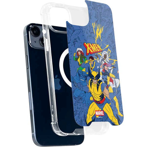 Marvel X-Men Team iPhone 15 Plus MagSafe Case