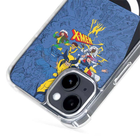 Marvel X-Men Team iPhone 15 Plus MagSafe Case