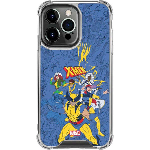 Marvel X-Men Team iPhone 15 Pro Clear Case