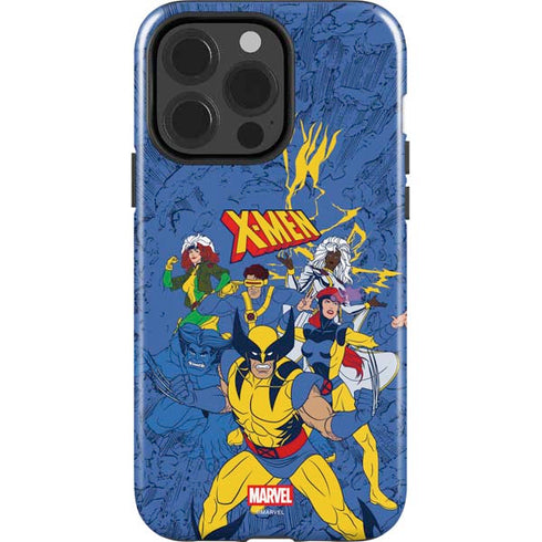 Marvel X-Men Team iPhone 15 Pro Impact Case
