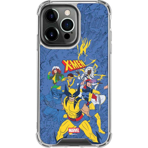 Marvel X-Men Team iPhone 15 Pro Max Clear Case