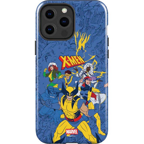 Marvel X-Men Team iPhone 15 Pro Max Impact Case