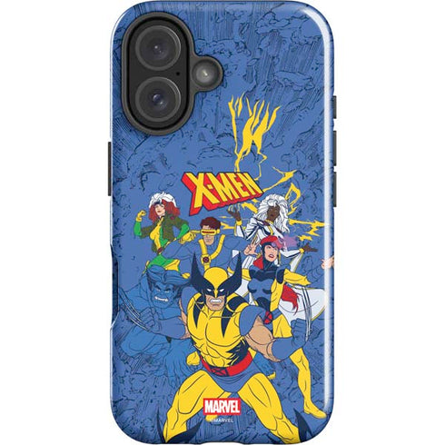 Marvel X-Men Team iPhone 16 Impact Case
