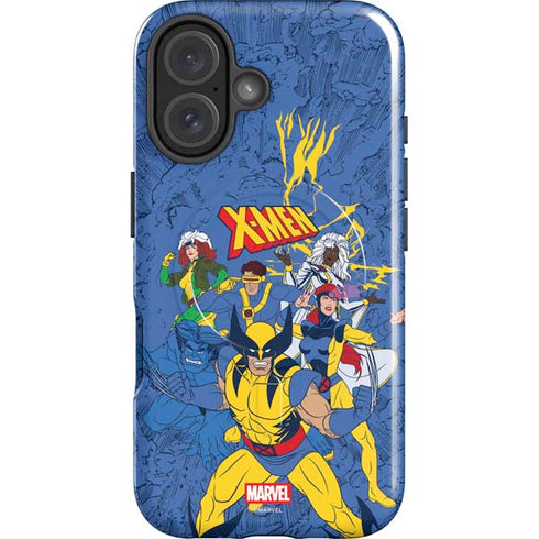 Marvel X-Men Team iPhone 16 Plus Magsafe Impact Case