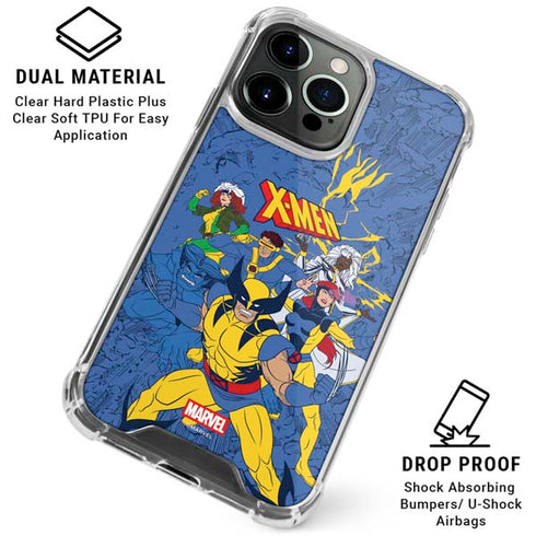 Marvel X-Men Team iPhone 16 Pro Clear Case