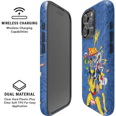 Marvel X-Men Team iPhone 16 Pro Magsafe Impact Case