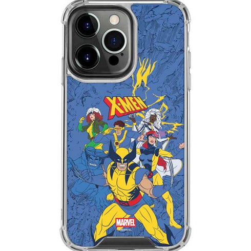 Marvel X-Men Team iPhone 16 Pro Max Clear Case