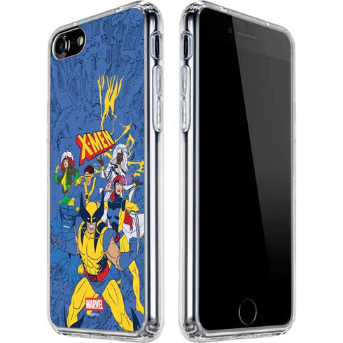 Marvel X-Men Team iPhone SE (2nd & 3rd Gen) Clear Case