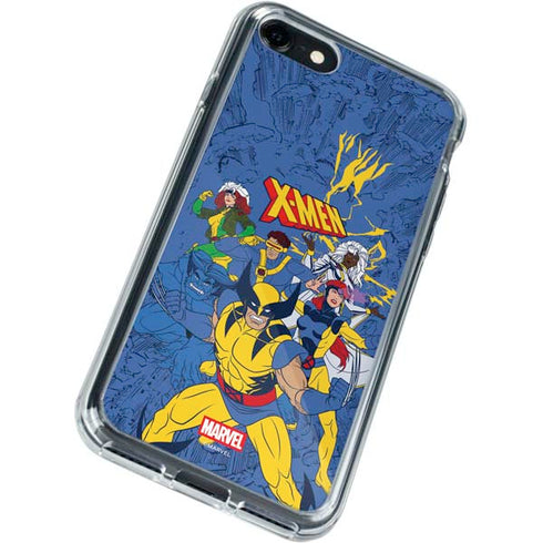Marvel X-Men Team iPhone SE (2nd & 3rd Gen) Clear Case