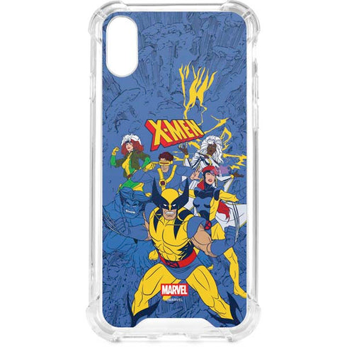 Marvel X-Men Team iPhone XS Clear Case