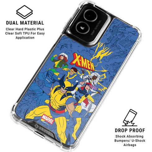 Marvel X-Men Team Moto G Power 5G (2024) Clear Case