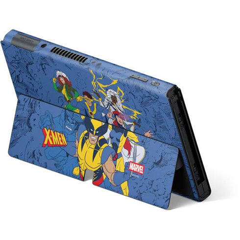Marvel X-Men Team Nintendo Switch OLED (2021) Skin