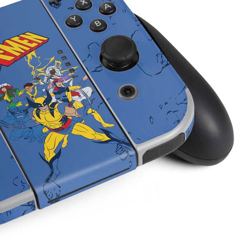 Marvel X-Men Team Nintendo Switch OLED (2021) Skin