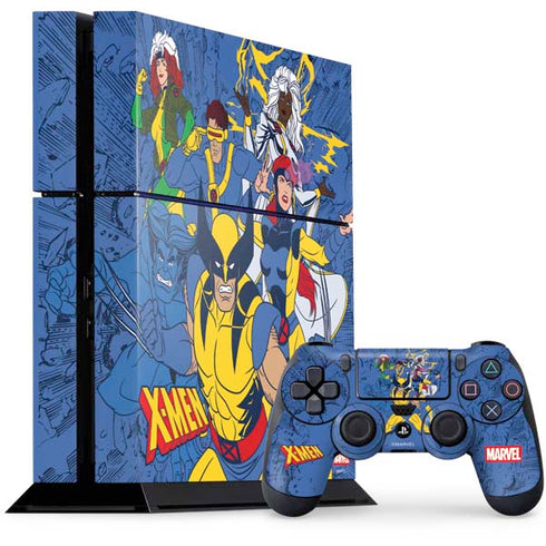 Marvel X-Men Team PS4 Console and Controller Bundle Skin