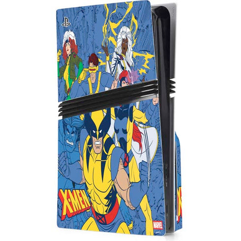 Marvel X-Men Team PS5 Pro Disk Console Skin