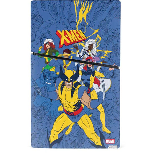 Marvel X-Men Team PS5 Slim Digital Edition Bundle Skin