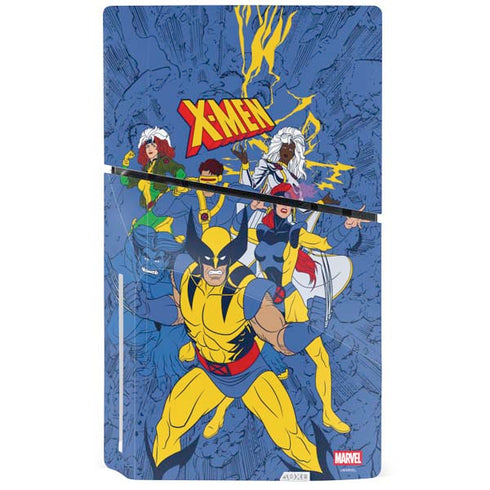 Marvel X-Men Team PS5 Slim Disk Console Skin