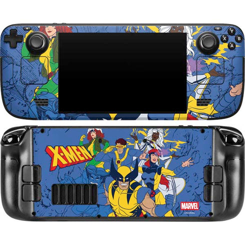 Marvel X-Men Team Steam Deck Handheld Gaming Computer OLED Skin