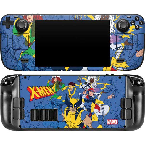 Marvel X-Men Team Steam Deck Handheld Gaming Computer Skin