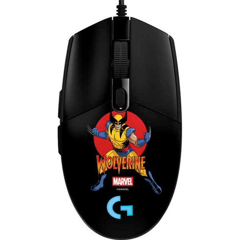 Marvel X-Men Wolverine G203 Prodigy RGB Wired Gaming Mouse Skin