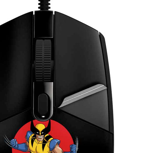 Marvel X-Men Wolverine G203 Prodigy RGB Wired Gaming Mouse Skin