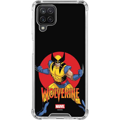 Marvel X-Men Wolverine Galaxy A12 Clear Case