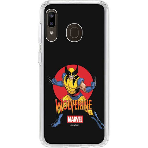 Marvel X-Men Wolverine Galaxy A20 Clear Case