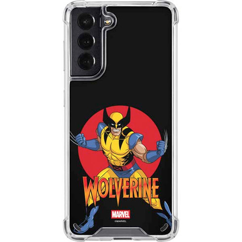 Marvel X-Men Wolverine Galaxy S21 5G Clear Case
