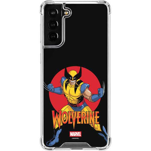 Marvel X-Men Wolverine Galaxy S21 FE Clear Case