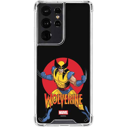 Marvel X-Men Wolverine Galaxy S21 Ultra 5G Clear Case