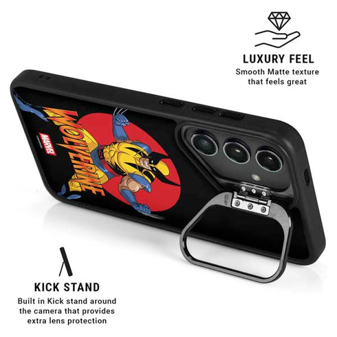Marvel X-Men Wolverine Galaxy S25 Plus Kickstand Case