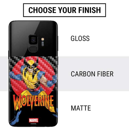 Marvel X-Men Wolverine Galaxy S9 Skin