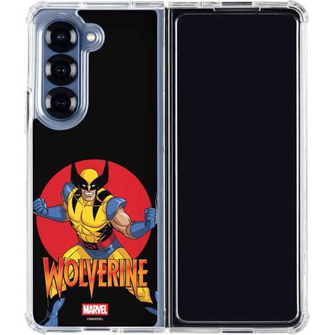 Marvel X-Men Wolverine Galaxy Z Fold6 Clear Case