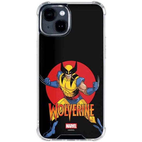 Marvel X-Men Wolverine iPhone 15 Clear Case