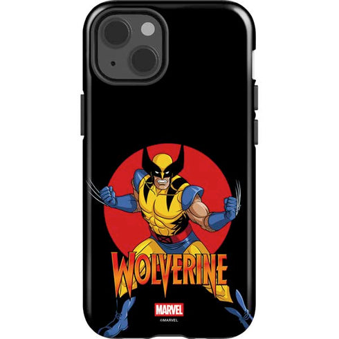 Marvel X-Men Wolverine iPhone 15 Plus Impact Case