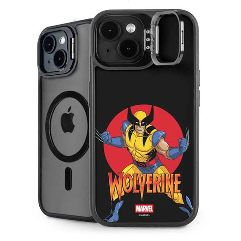 Marvel X-Men Wolverine iPhone 15 Plus Kickstand Case