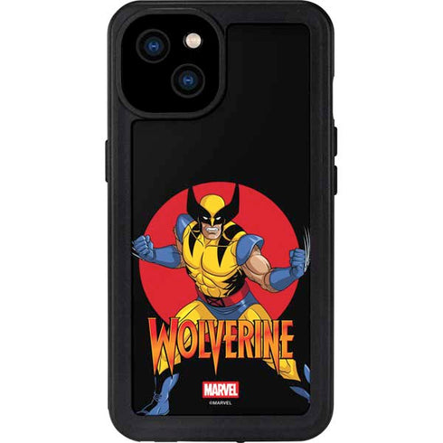 Marvel X-Men Wolverine iPhone 15 Plus Waterproof Case