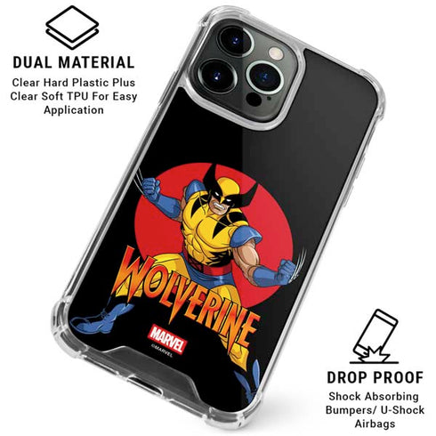 Marvel X-Men Wolverine iPhone 15 Pro Clear Case