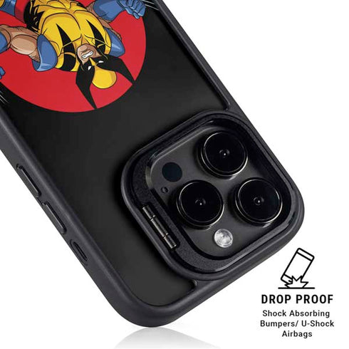 Marvel X-Men Wolverine iPhone 15 Pro Kickstand Case