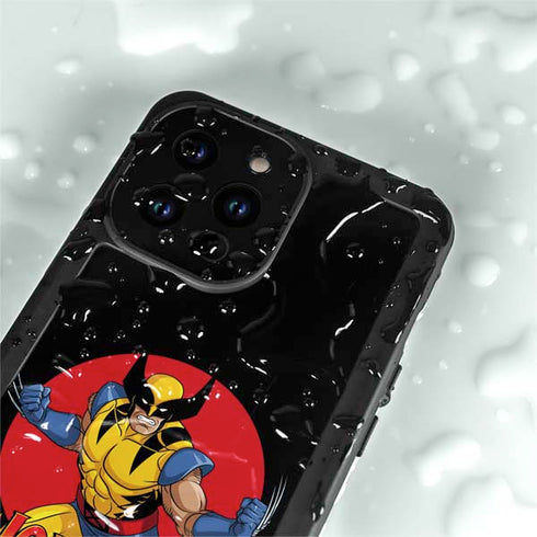 Marvel X-Men Wolverine iPhone 15 Pro Waterproof Case